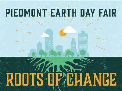 Piedmont Earth Day Fair Illustration