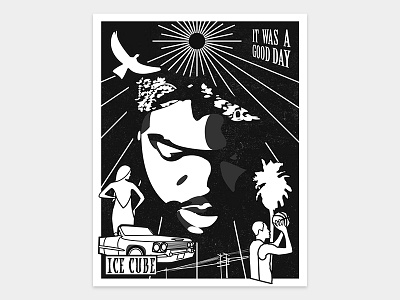 IT WAS A GOOD DAY x 25 competition ice cube illustration illustrator talenthouse