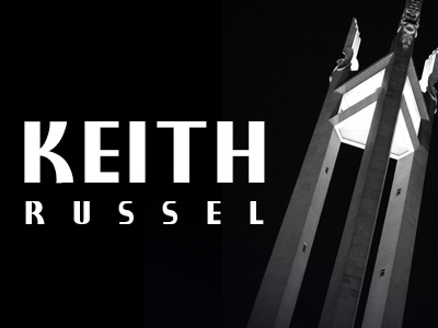 Keith Russel display font logotype modern sans serif typeface typography