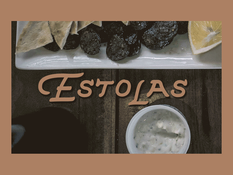 Estolas Font Test design font menu motion spain spanish test typeface typography vintage