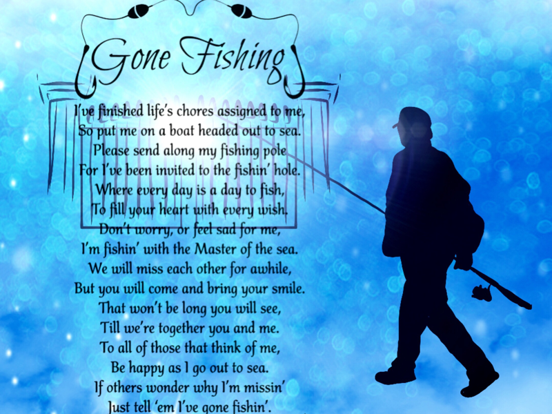 Free Free 166 Gone Fishing Memorial Svg SVG PNG EPS DXF File