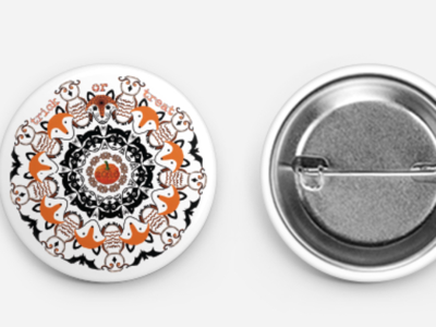 Halloween buttons buttons design illustration mandala