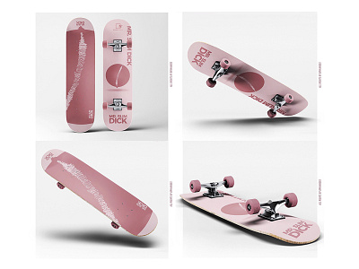 Mr Slim Dick branding campaign colors design graphicdesign instagram post rainbow skateboard