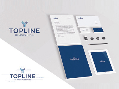 Topline Logo advertising branding campaign colors design identity logo post visual