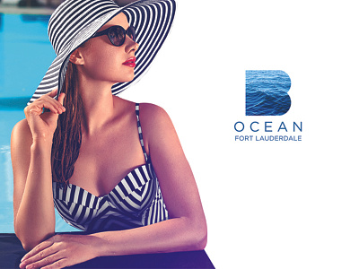B Ocean postcard advertising branding campaign colors design hospitality identity instagram post visual