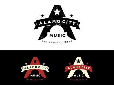 Alamo city / kill room floor a alamo banner logo music not forgotten stars texas unused