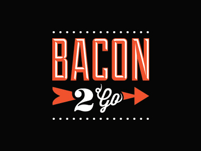 Bacon 2go bacon more losttype nom nom nom sign