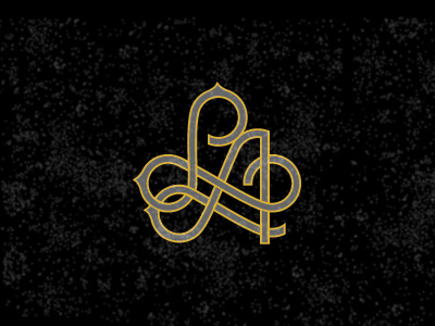 THE intertwinnning la logo monogram script the type