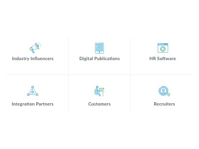 Saas Business Icons icons illustration