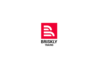 Briskly Trains b logo trains
