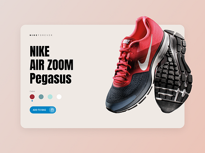 Nike 2 blue branding clean design landing minimalism red shoes sport ui ux white