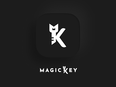 MagicKey 2020 app black brand dark gathering kda key logo magic magickey map mati neomorphic neomorphism the theme white