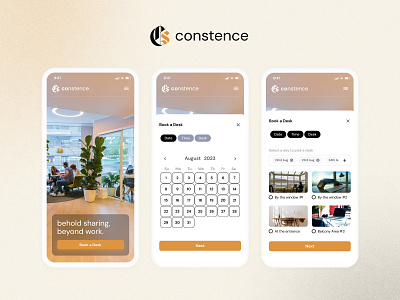 Constence - Book a Desk App