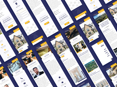 Durkan Website #2 blue bold cursive design dublin home icons ireland mati mobile projects real real estate residence uidesign ux ux ui webdesign website yellow