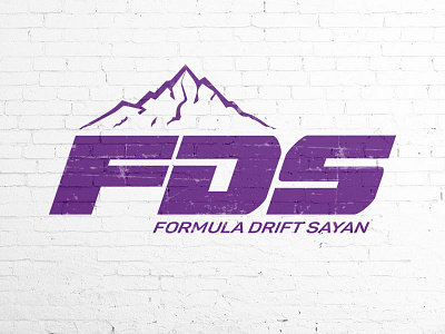 Logotype for «Formula Drift Sayan» brand cars drift graphic design logo logo design logotype minimalism mountains vector