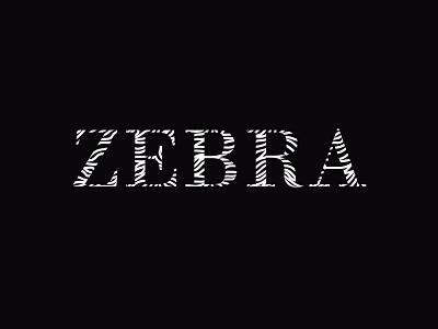 Zebra illustrator logo zebra