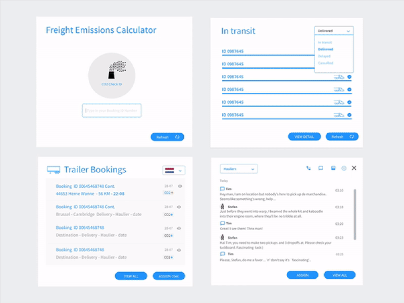 Trailers & Containers logistics App