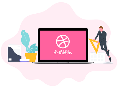 Hello Dribbble dribble macbook work