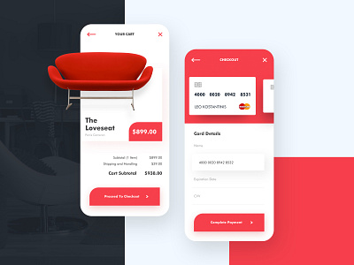 Checkout App Page - Daily UI 100 Challenge 100 app app design challenge checkout concept daily day002 design payment ui