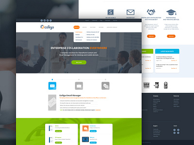 Content Management Landing Page