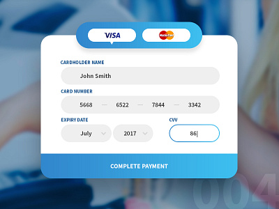 Day 004 - Credit Card Payment 004 100 card challenge credit daily day design payment