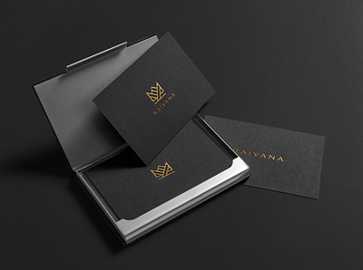 RAIVANA brand branding design identity logo luxury minimal minimalism modern simple