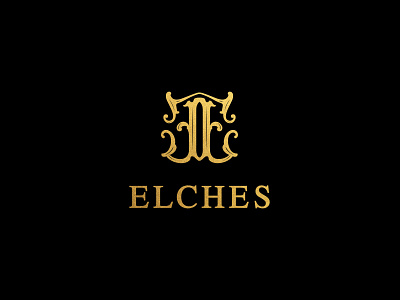ELCHES brand branding design icon logo logo design luxurious luxury minimal minimalism