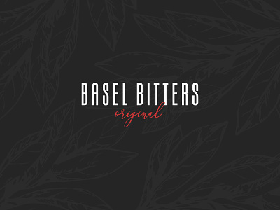 Basel Bitters Original brand branding design drinks identity minimal simple