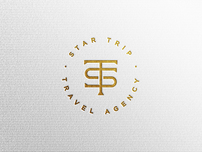 Star Trip_Travel Agency brand branding design identity logo luxurious minimal minimalism modern simple typogaphy