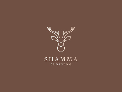 SHAMMA brand branding clothing brand design logo luxurious luxury minimal minimalism modern simple