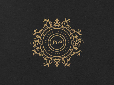 PROSECCO brand branding design gold icon identity lettering logo logo concept logo design lux luxe luxurious luxury minimal modern typography