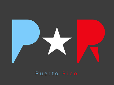 Puerto Rico branding colors figma flat icon illustration logo typography vector