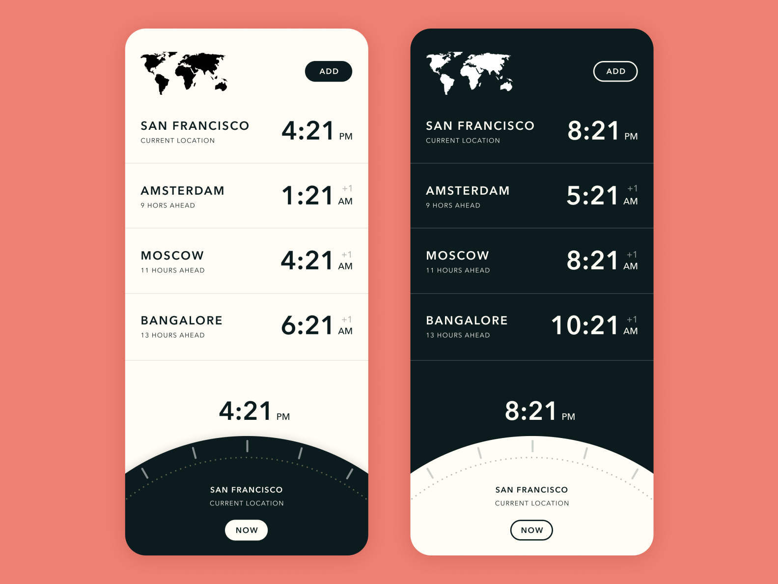 Zones Timezone app for any time now or in the future by Alexey Ivanov