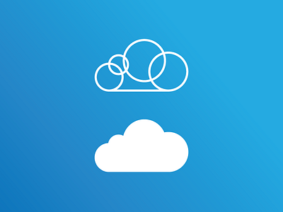 Cloudbuilding cloud icon