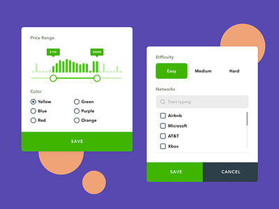 Filters for Directly product product design ui ux