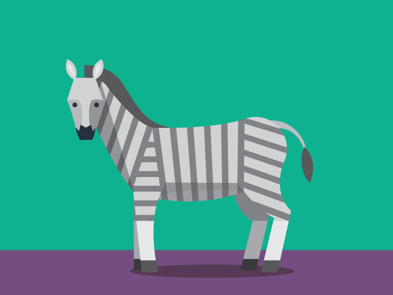 Zebra by Alexey Ivanov on Dribbble