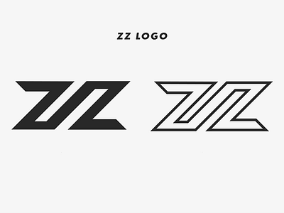 Pre-Made "ZZ" Logo For Sale concept for logo sale zz