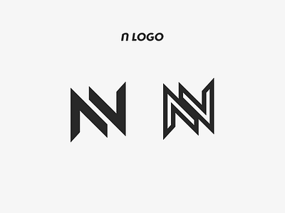 Pre-Made "N" Logo For Sale concept for logo n sale
