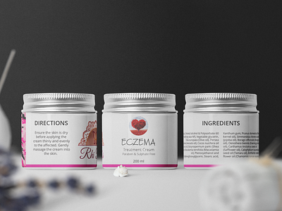 ECZEMA Cream Jar Packaging Design