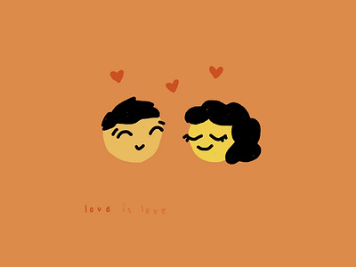love is love doodle heart illustration love paper53 valentines valentinesday weeklywarmup