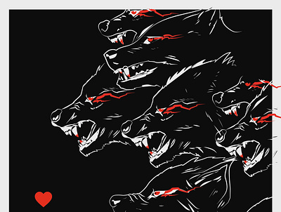 stay with ukraine illustration war wolfs