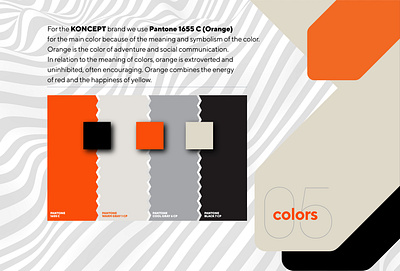 Koncept Be Presentation 13 brand colors logo colors