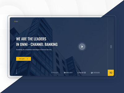 Banking Solution Company - Corporate website - Home page banking banking product banking solutions corporate website design innovation interface design omni channel product responsive design ui ux website