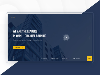 Banking Solution Company - Corporate website - Home page
