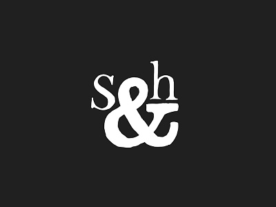 Spencer & Hawke book store branding hand crafted logo monogram organic typography