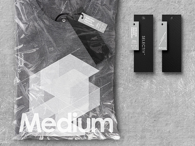 Selectiv Hang Tags & Packaging apparel brand branding hang identity logo minimal tag