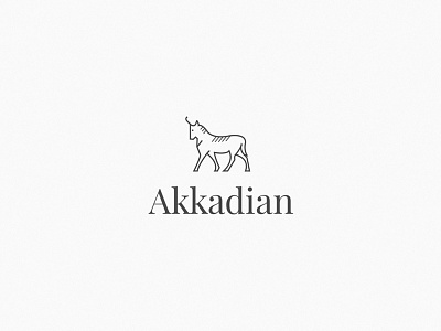 Akkadian — Logo & Visual Identity brand identity line logo logos minimal visual