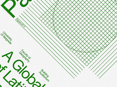 Pixie Says Series - 02 / Latitude & Longitude editorial helvetica layout line minimal poster print swiss type typographic typography