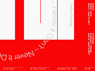 Pixie Says Series – 14 / Brake Lights design illustration layout minimal poster type typographic typography vector