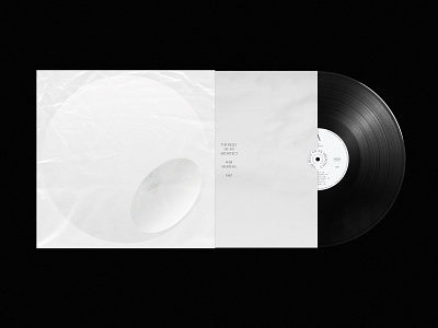 The Belly Of An Architect layout minimal print type typographic typography vinyl cover vinyl record
